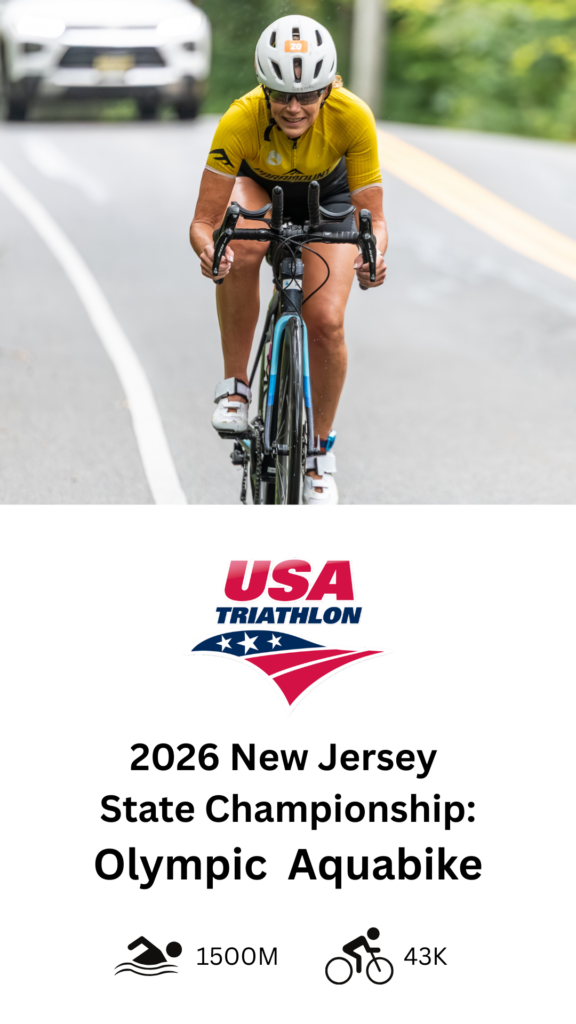 Olympic Aquabike race card